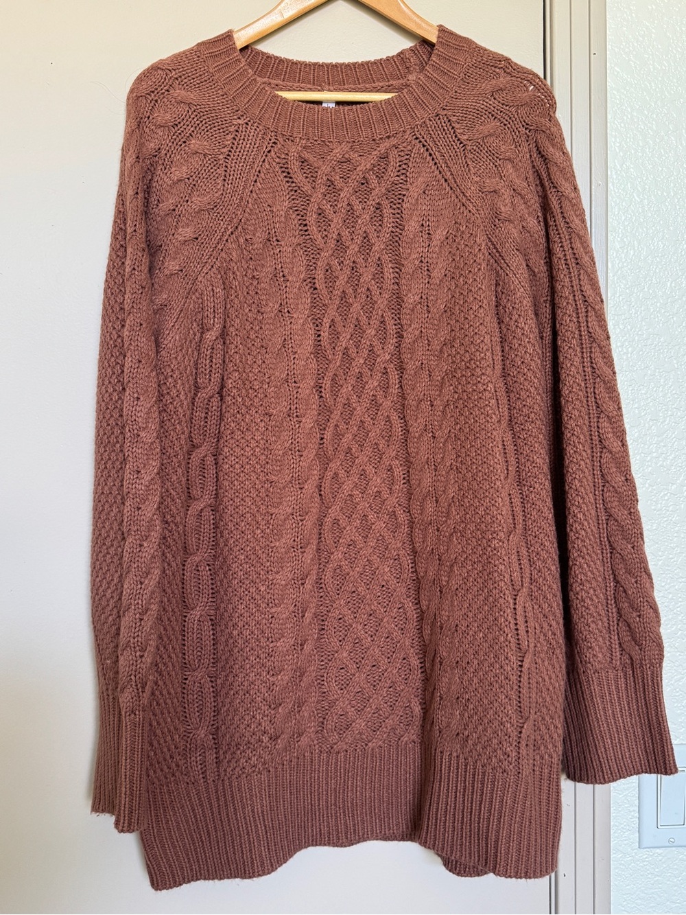 Amazon Cable Sweater Dress - large